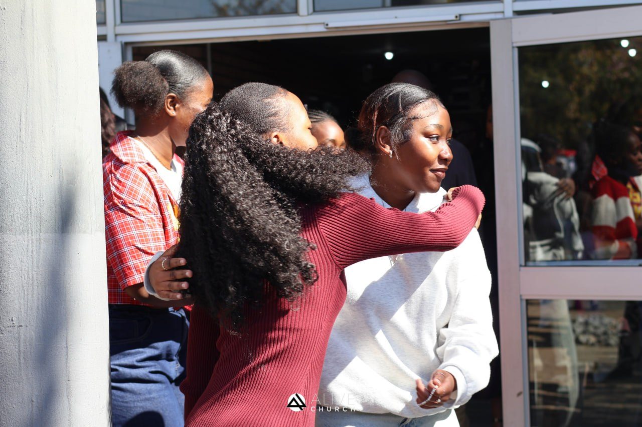 Community gathering at Alive Church